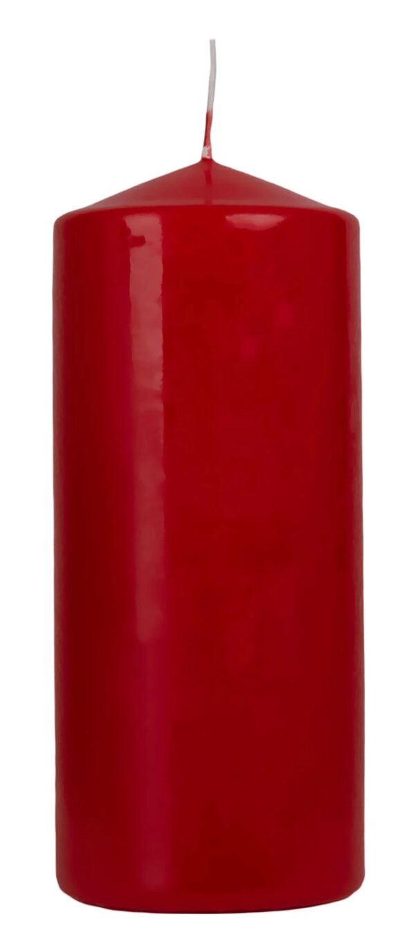 ŚWIECA CZERWONA WALEC 58 X 100 MM