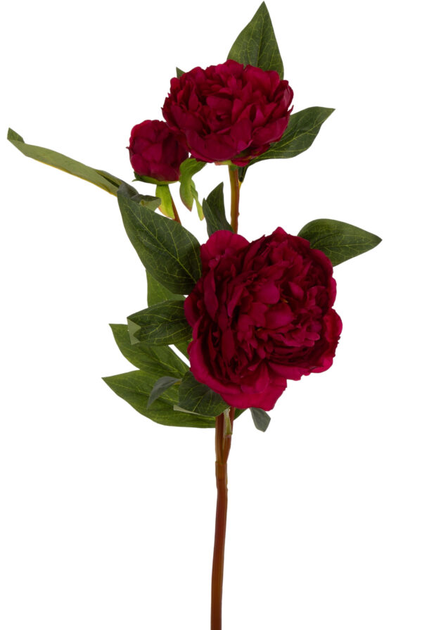 PEONIA PIWONIA C. FUKSJA GAŁAZKA 73 CM KWIATY SZTUCZNE