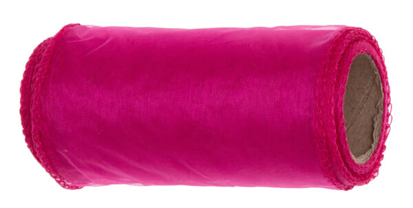ORGANZA HOT PINK C. RÓŻ TIUL ORGANTYNA 12 CM 9Y 8,22 M