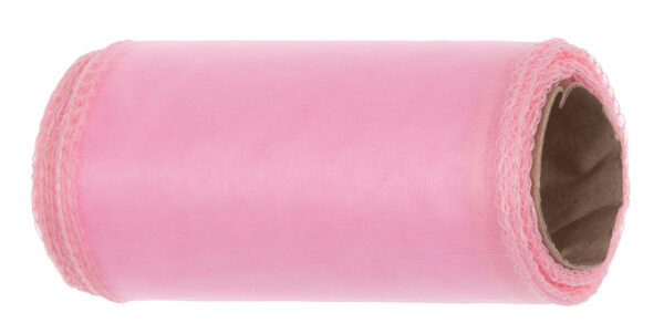ORGANZA L. PINK JASNY RÓŻ TIUL ORGANTYNA 12 CM 9Y 8,22 M