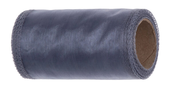 ORGANZA STEEL STALOWA TIUL ORGANTYNA 12 CM 10Y 9,14 M