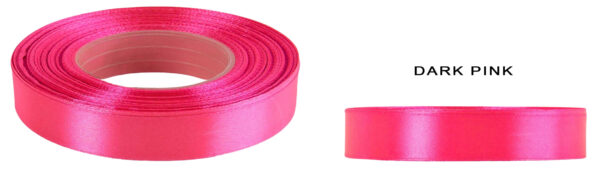 2,5 CM 32M DARK PINK RÓŻOWA WSTĄŻKA TASIEMKA SATYNA ATŁAS