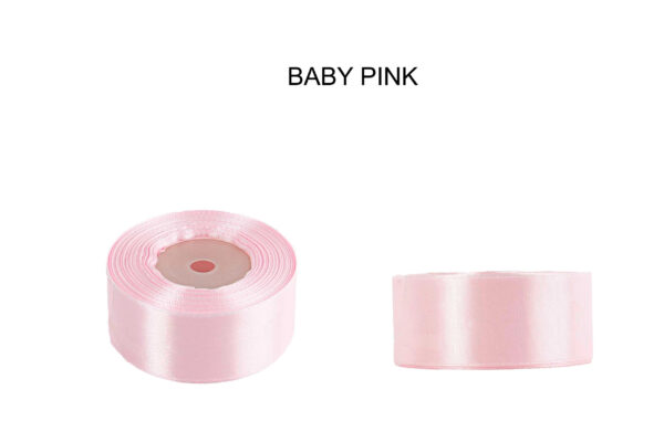 4 CM 32M BABY PINK RÓŻOWA WSTĄŻKA TASIEMKA SATYNA ATŁAS