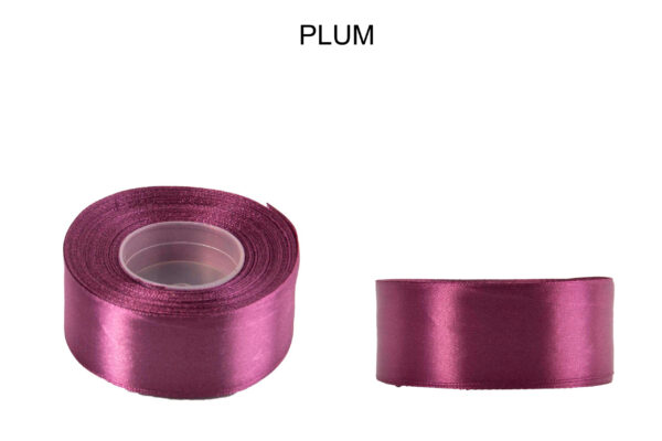 5 CM 32M PLUM ŚLIWKOWA WSTĄŻKA TASIEMKA SATYNA ATŁAS