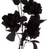 RÓŻA CZARNA GAŁĄZKA 80 CM BLACK