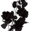 RÓŻA CZARNA GAŁĄZKA 80 CM BLACK - obrazek 2