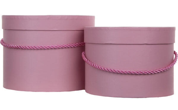 2X FLOWER BOX DIRTY PINK RÓŻOWE PUDEŁKO NA KWIATY - obrazek 2