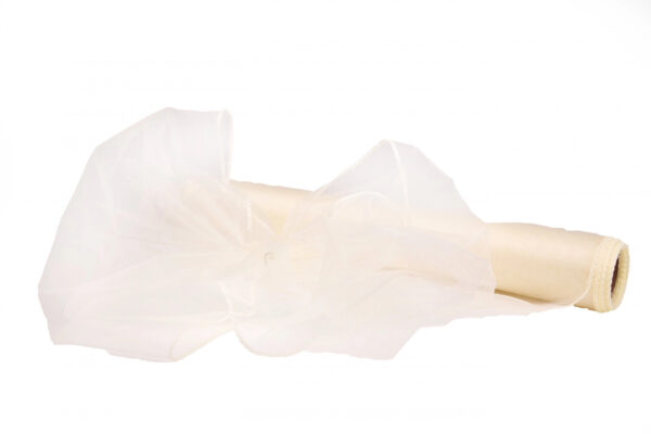 ORGANZA KREMOWA CREAM TIUL ORGANTYNA 40 CM/9Y - obrazek 4