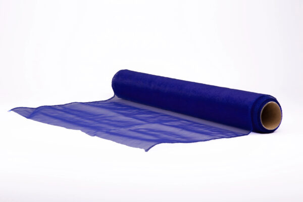 ORGANZA ROYAL BLUE TIUL ORGANTYNA 40 CM/9Y