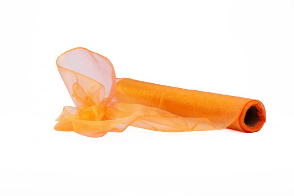 ORGANZA POMARAŃCZOWA ORANGE TIUL ORGANTYNA 40 CM/9Y - obrazek 4