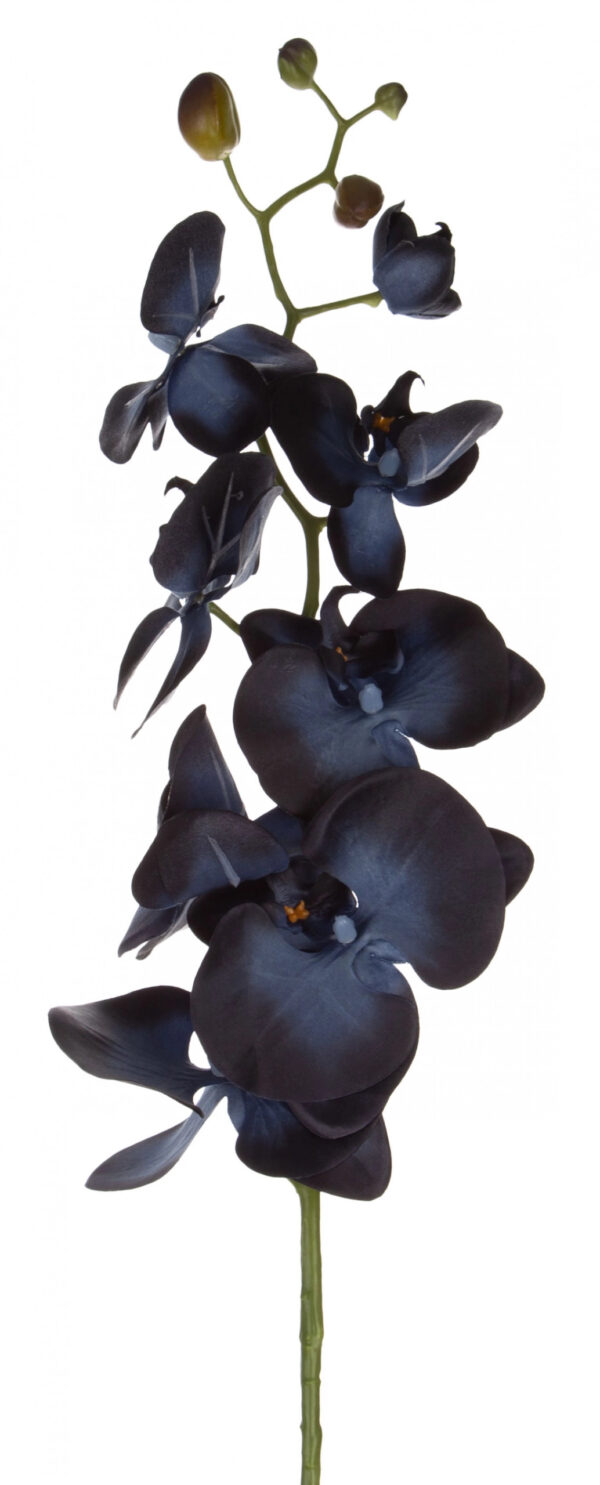 STORCZYK NIEBIESKI CZARNY BLUE BLACK GAŁĄZKA 98 CM KWIATY SZTUCZNE - obrazek 3