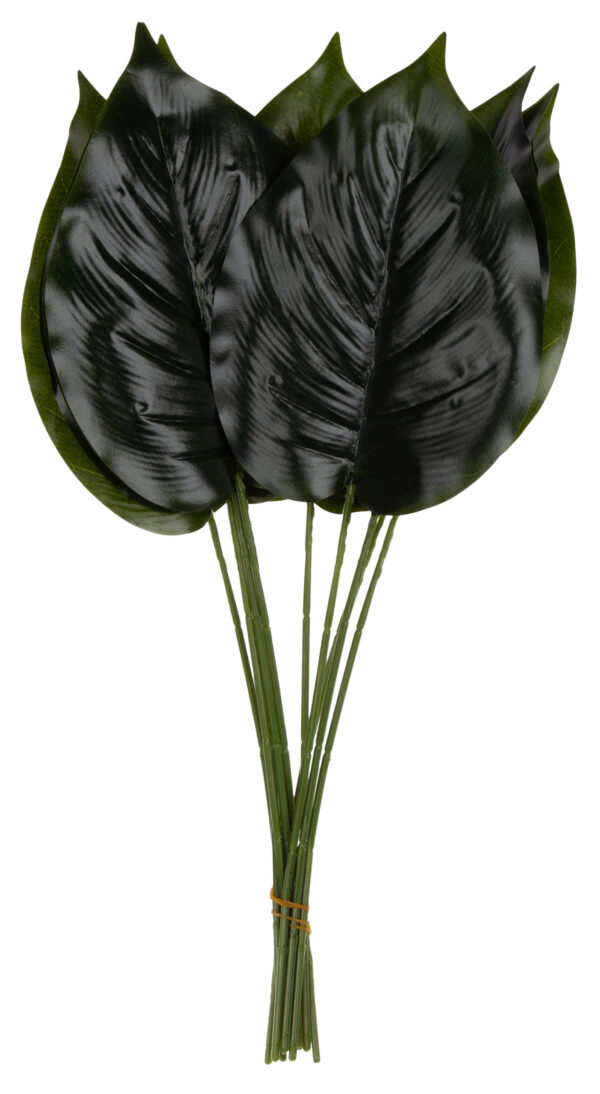 12X LIŚĆ LIŚCIE ZIELONE GAŁĄZKA DO KOMPOZYCJI 44 CM