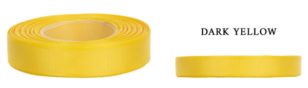 RYPS 0,65 CM 22,8 M DARK YELLOW CIEMNA ŻÓŁTA TASIEMKA RYPSOWA