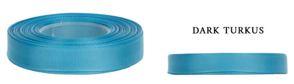 RYPS 0,65 CM 22,8 M DARK TURQUOISE CIEMNA TURKUSOWA TASIEMKA RYPSOWA