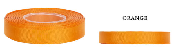 RYPS 0,65 CM 22,8 M ORANGE POMARAŃCZOWA TASIEMKA RYPSOWA