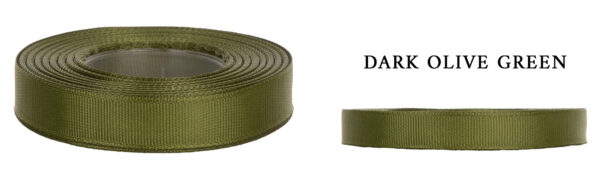 RYPS 2,5 CM 22,8 M DARK OLIVE GREEN CIEMNA OLIWKA TASIEMKA RYPSOWA