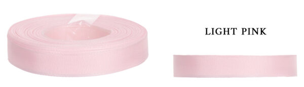 RYPS 2,5 CM 22,8 M LIGHT PINK RÓŻOWA TASIEMKA RYPSOWA