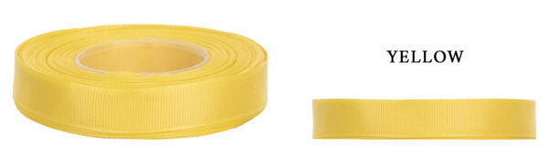 RYPS 2,5 CM 22,8 M YELLOW ŻÓŁTA TASIEMKA RYPSOWA