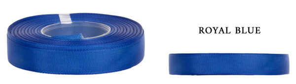 RYPS 3,8 CM 22,8 M ROYAL BLUE CIEMNA NIEBIESKA TASIEMKA RYPSOWA