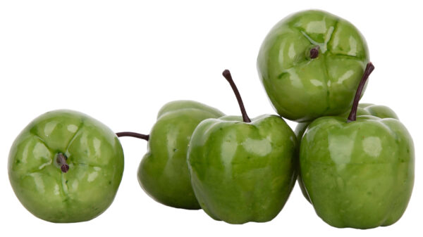 6X JABŁKO JABŁKA ZIELONE DEKORACJA