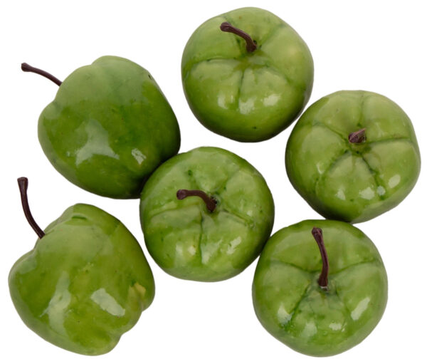 6X JABŁKO JABŁKA ZIELONE DEKORACJA - obrazek 2
