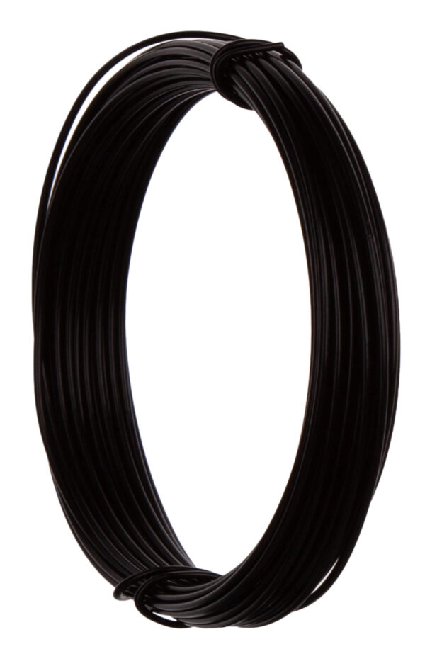 DRUT DRUCIK CZARNY 2MM 100G 12M FLORYSTYCZNY