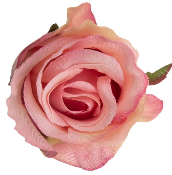 RÓŻA WYROBOWA RÓŻOWA MAUVE LT PINK 24 SZT GŁÓWKA KWIATOWA