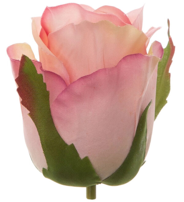 RÓŻA WYROBOWA RÓŻOWA MAUVE LT PINK 24 SZT GŁÓWKA KWIATOWA - obrazek 2