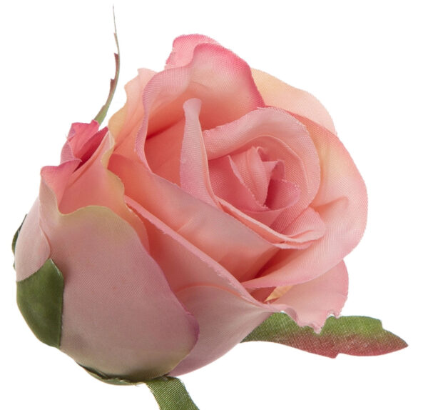 RÓŻA WYROBOWA RÓŻOWA MAUVE LT PINK 24 SZT GŁÓWKA KWIATOWA - obrazek 3