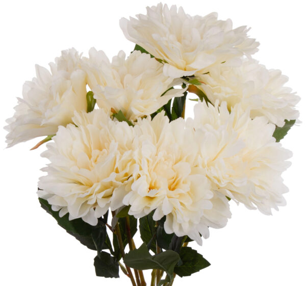 DALIA KREMOWA BUKIET 7 KWIATÓW 55 CM - obrazek 3