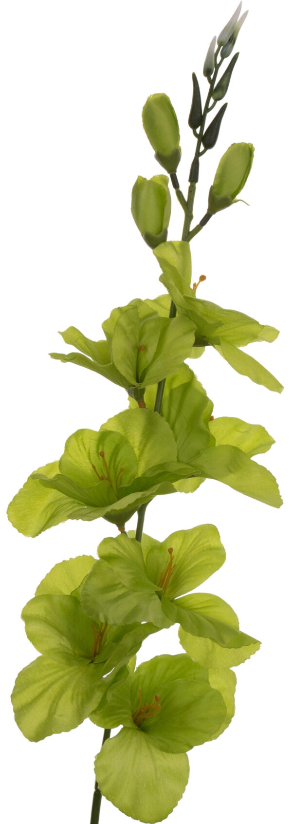 MIECZYK ZIELONY GAŁĄZKA KWIATY SZTUCZNE 77 CM - obrazek 2