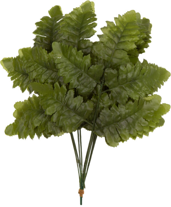 12 X LIŚĆ LIŚCIE SZTUCZNE PAPROĆ PIETRUCHA 33 CM - obrazek 2