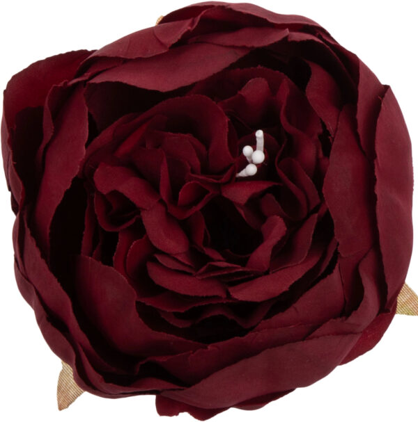 12X PEONIA PIWONIA BORDOWA GŁÓWKA WYROBOWA - obrazek 2