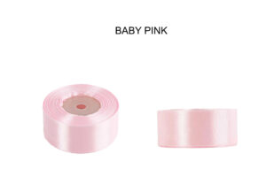 4 CM 32M BABY PINK RÓŻOWA WSTĄŻKA TASIEMKA SATYNA ATŁAS