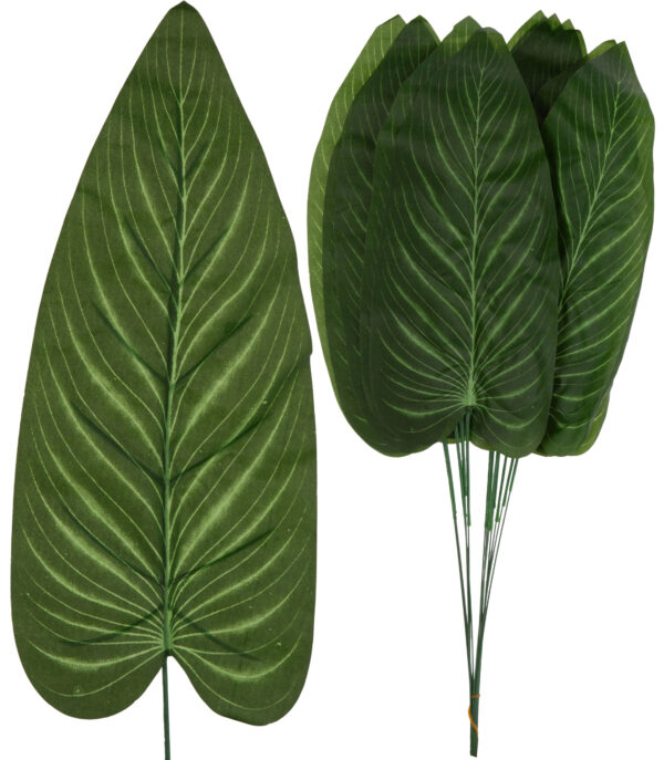 12 X LIŚĆ LIŚCIE SZTUCZNE 50 CM