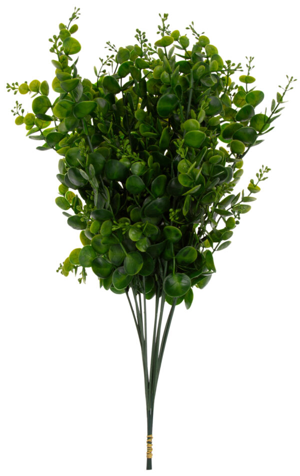 12X EUKALIPTUS GAŁĄZKA ROŚLINA DODATEK SZTUCZNY 48 CM - obrazek 2