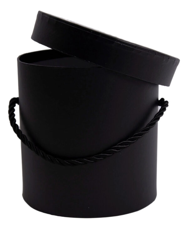 FLOWER BOX PUDEŁKO NA KWIATY PREZENT BALACK CZARNE