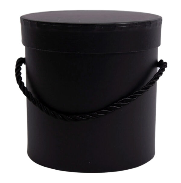 FLOWER BOX PUDEŁKO NA KWIATY PREZENT BALACK CZARNE - obrazek 2