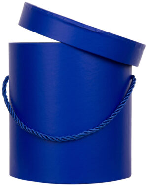 FLOWER BOX PUDEŁKO NA KWIATY PREZENT ROYAL BLUE NIEBIESKI
