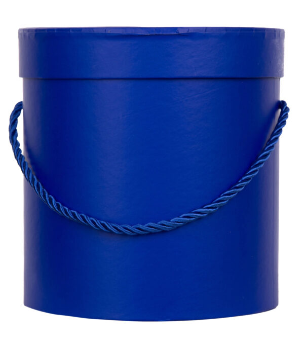 FLOWER BOX PUDEŁKO NA KWIATY PREZENT ROYAL BLUE NIEBIESKI - obrazek 2
