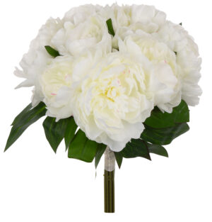 PIWONIA PEONIA BUKIET PREMIUM 12 KWIATÓW BIAŁA WHITE
