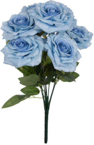 RÓŻA BUKIET RÓŻ J. NIEBIESKA BLUE 42 CM