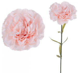 12X GOŹDZIK GAŁĄZKA POWDER PEACH PUDROWY RÓŻ 67 CM SZTUCZNE KWIATY