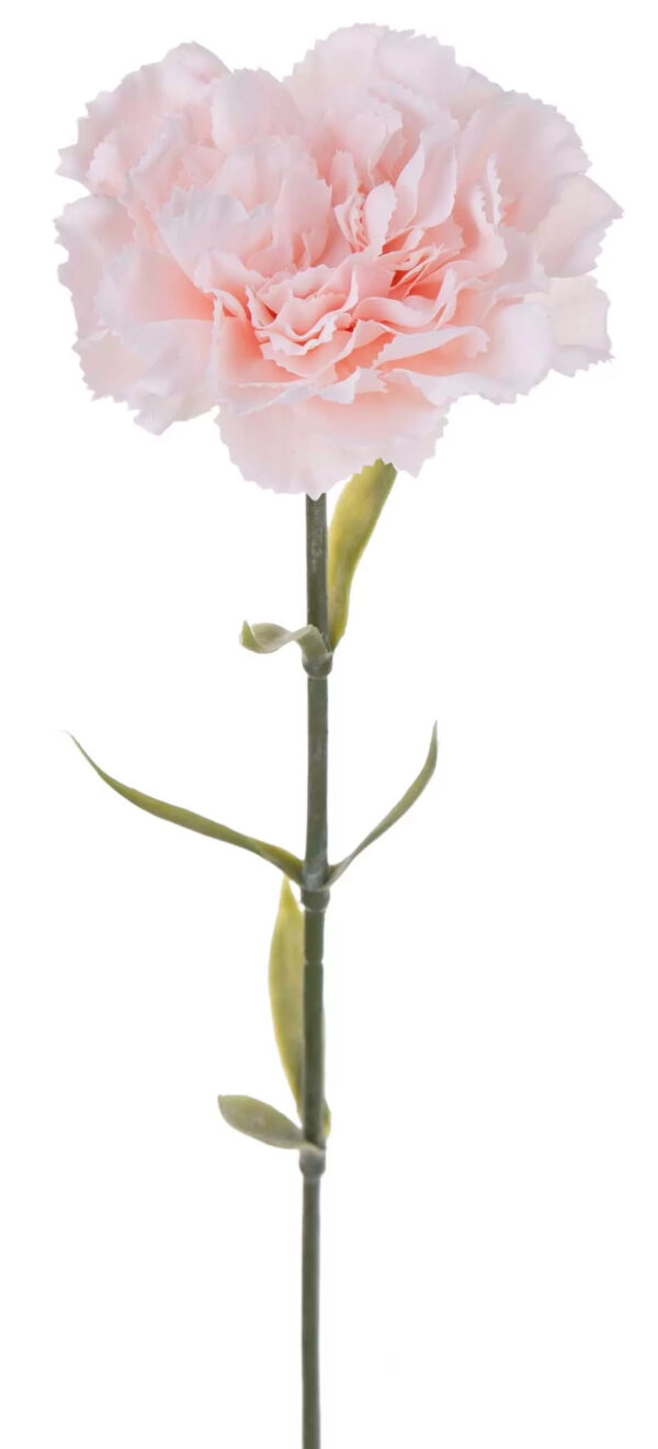 12X GOŹDZIK GAŁĄZKA POWDER PEACH PUDROWY RÓŻ 67 CM SZTUCZNE KWIATY - obrazek 3
