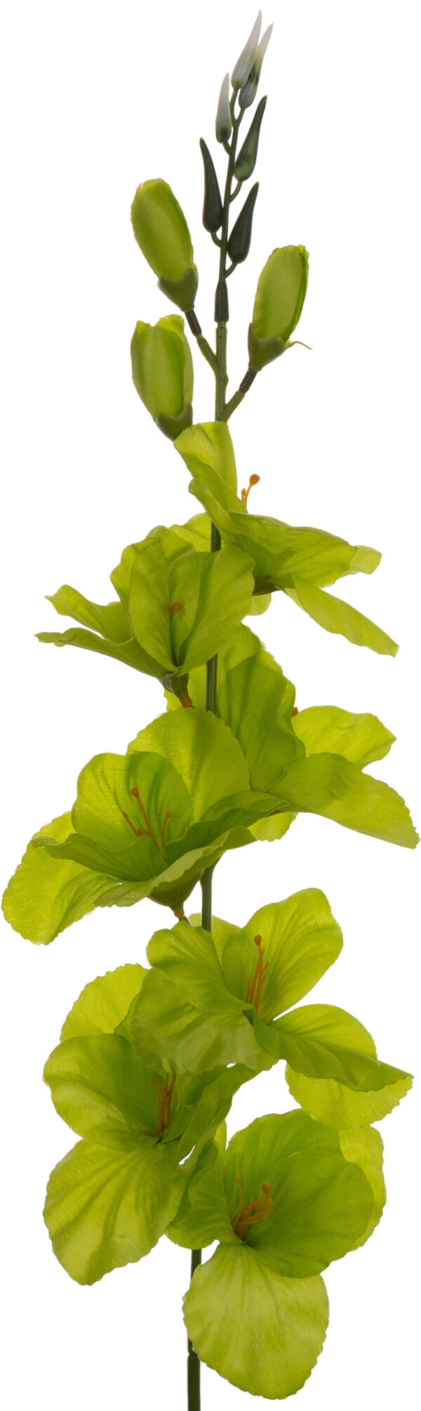 12X MIECZYK ZIELONY GAŁĄZKA KWIATY SZTUCZNE 77 CM