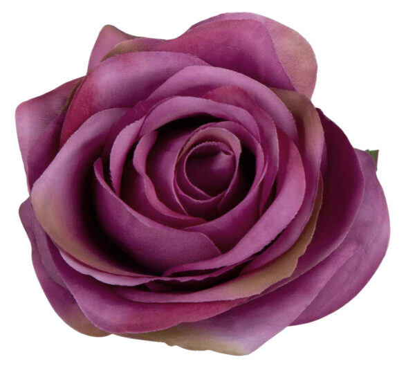 RÓŻA WYROBOWA POWDER VIOLET 12 SZT GŁÓWKA KWIATOWA FIOLETOWA - obrazek 2
