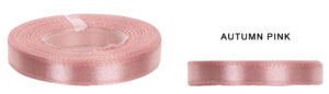 2,5 CM 32M AUTUMN PINK RÓŻOWA WSTĄŻKA TASIEMKA SATYNA ATŁAS