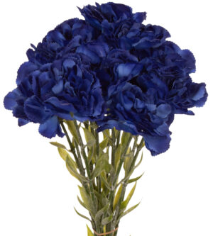 12X GOŹDZIK GAŁĄZKA DR BLUE CIEMNY NIEBIESKI 67 CM