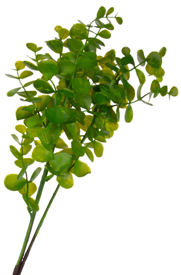 EUKALIPTUS ZIELONY GAŁĄZKA ROŚLINA DODATEK SZTUCZNY 52 CM - obrazek 2