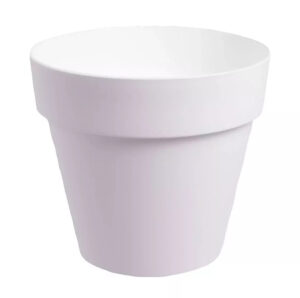 OSŁONKA PLASTIKOWA IBIZA MAT BIAŁA ŚR. 18CM H 16CM